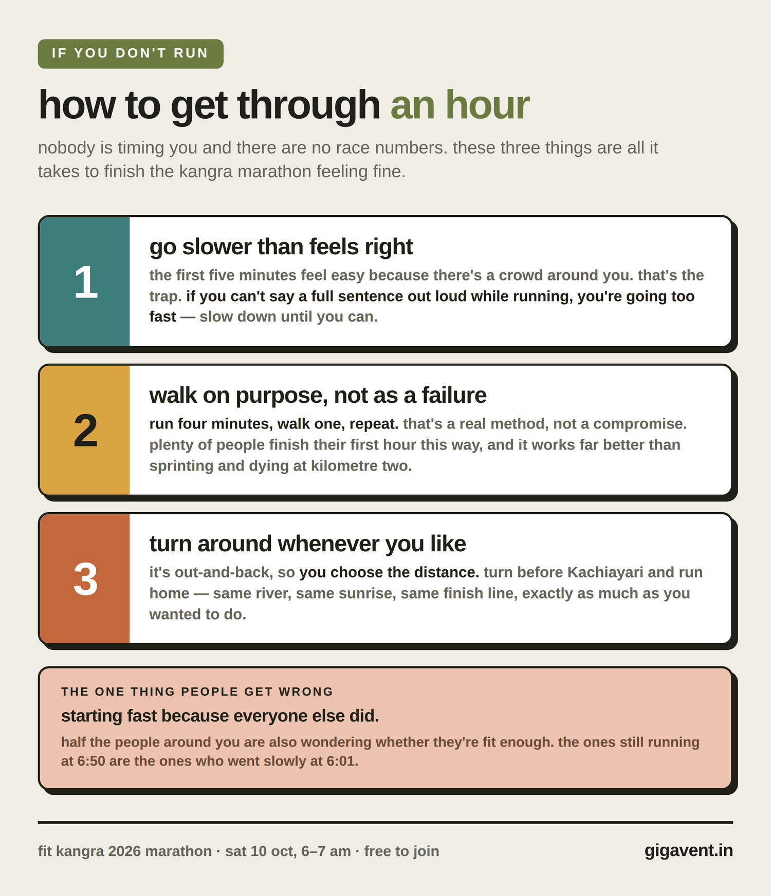 kangra marathon pacing tips