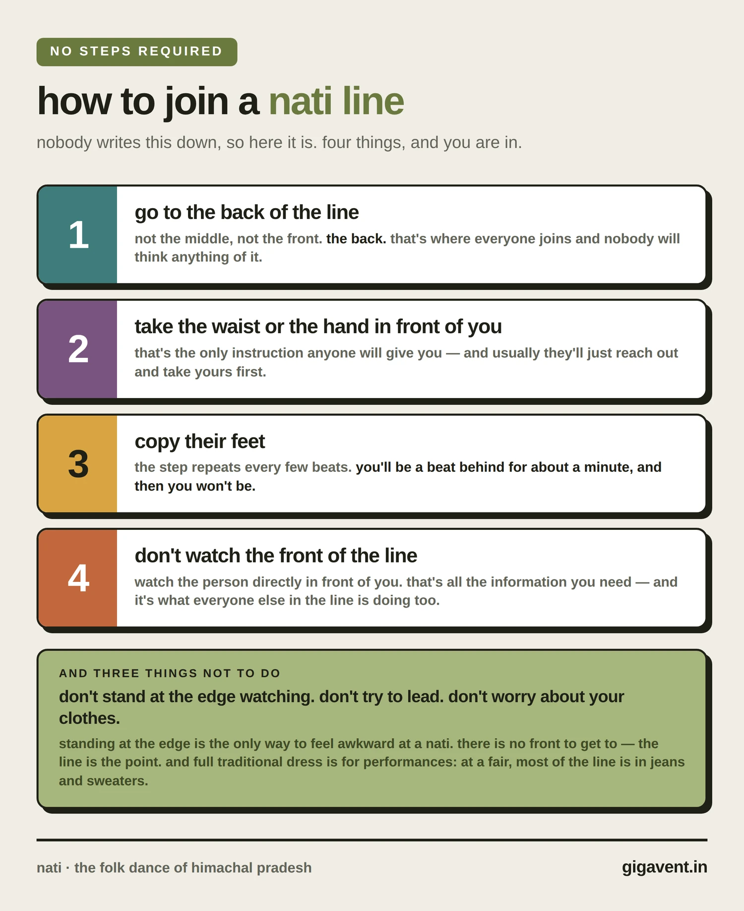 how to join a nati line
