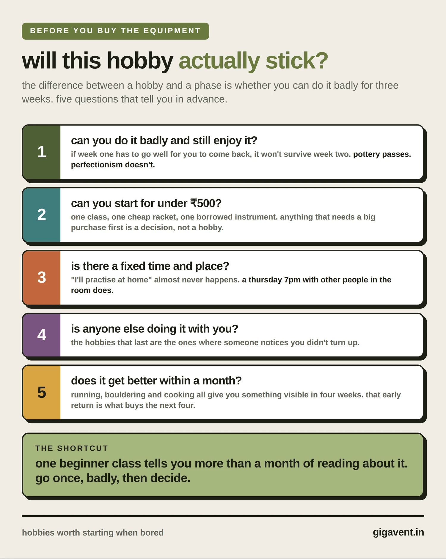 hobbies to start when bored